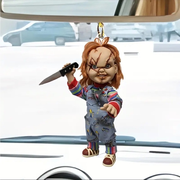 ❤️Chucky Childs Play Doll Acrylic Pendant - Stylish Car Charm & Festive Ornament - Picture 2 of 2